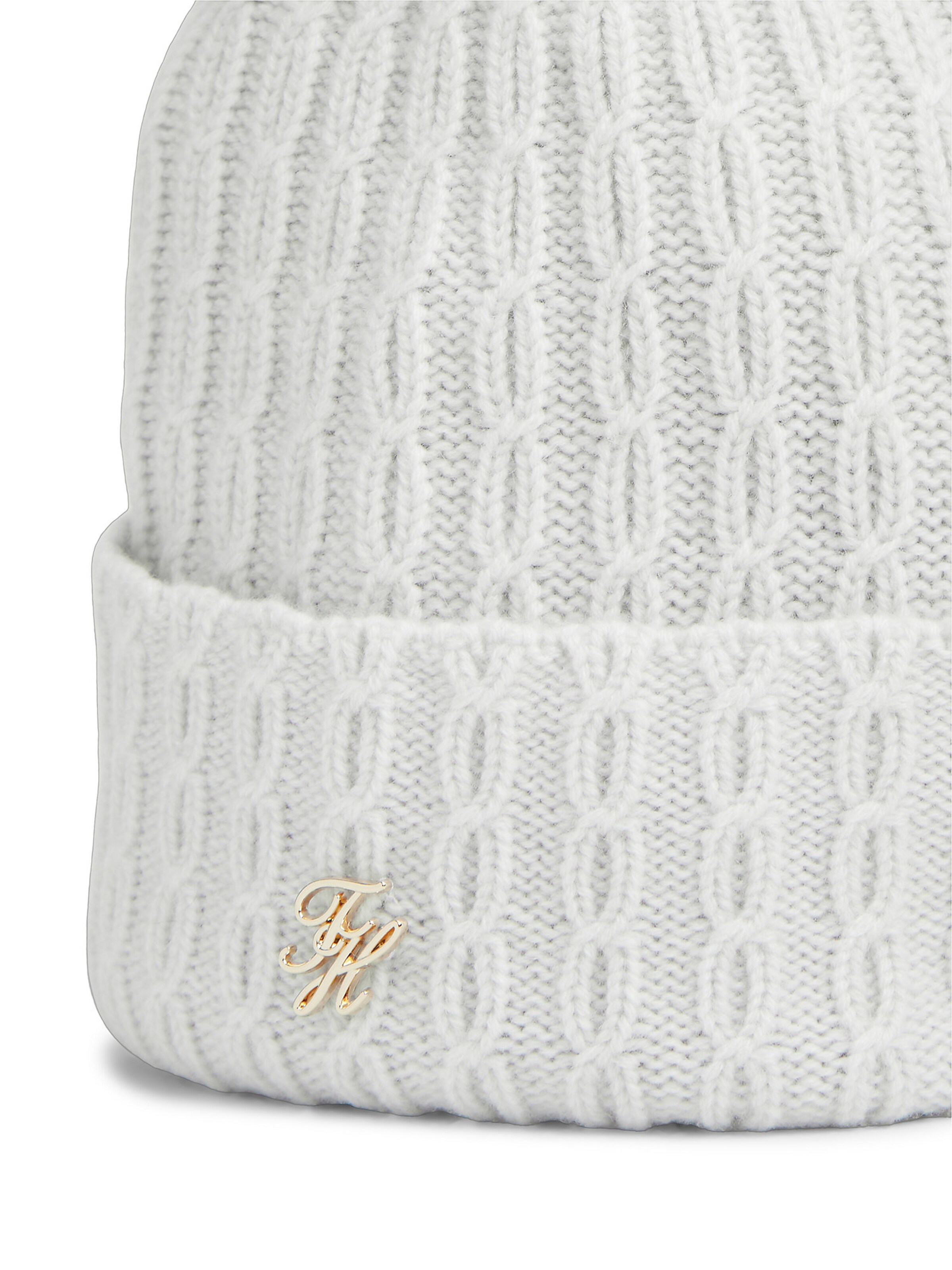 TOMMY HILFIGER Mütze in Grau