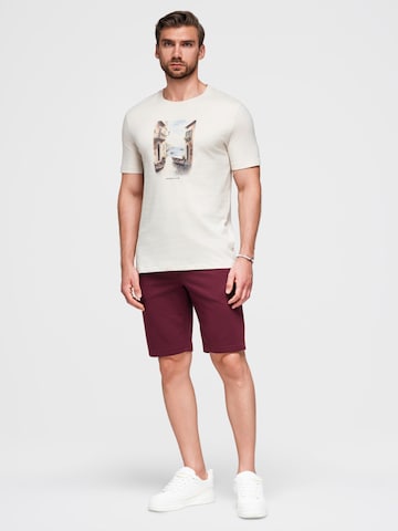 Ombre Regular Sportbroek in Rood
