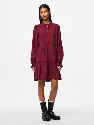 PIECES Shirt dress 'PCNessa' in Red