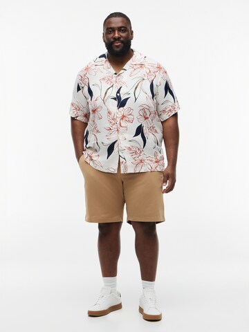 Tommy Hilfiger Big & Tall Comfort Fit Hemd in Beige