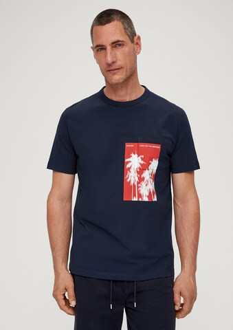 s.Oliver T-Shirt in Blau: predná strana