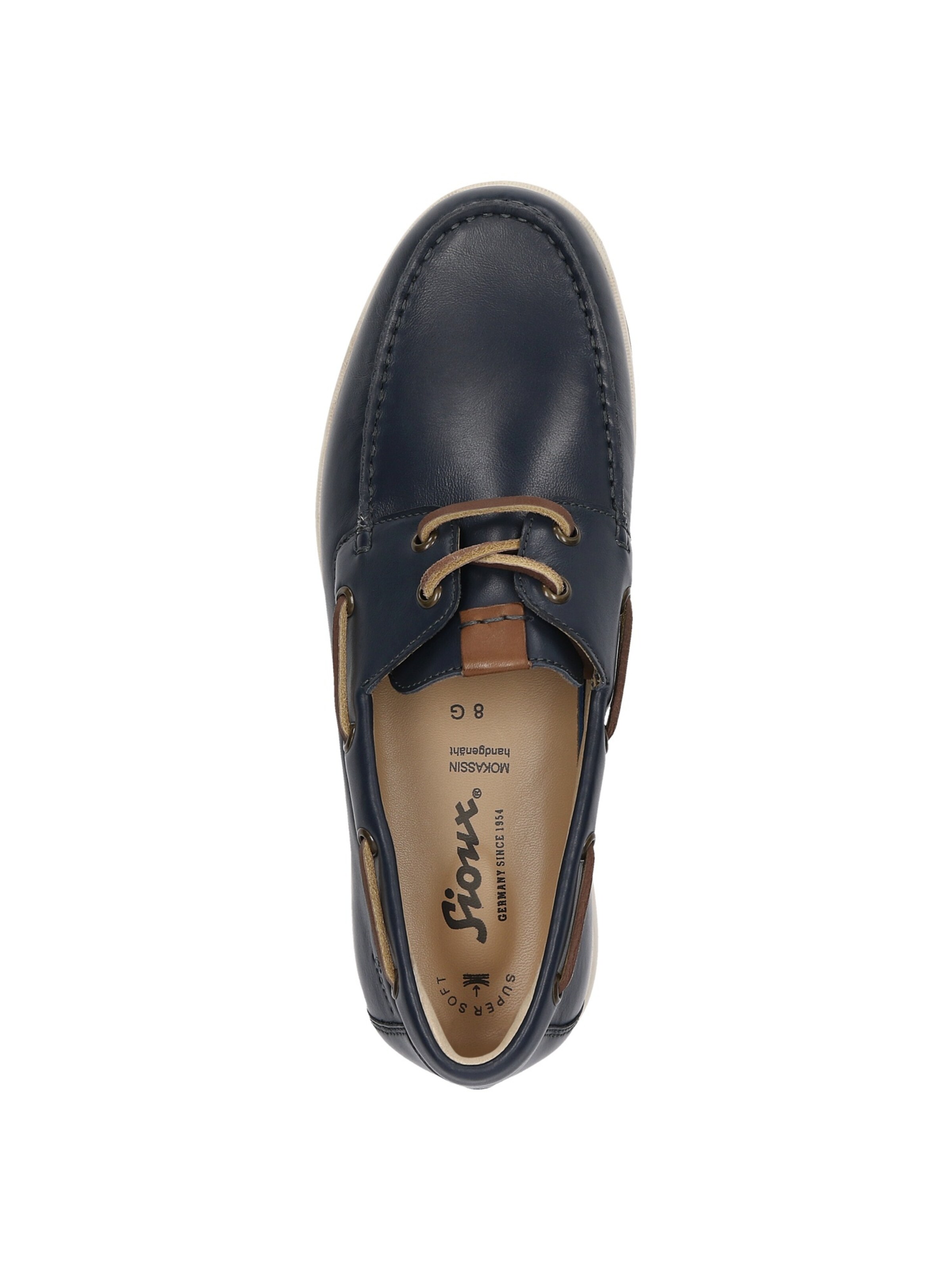 SIOUX Lace-up shoe 'Nurilinos-702' in Blue