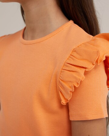 T-Shirt WE Fashion en orange