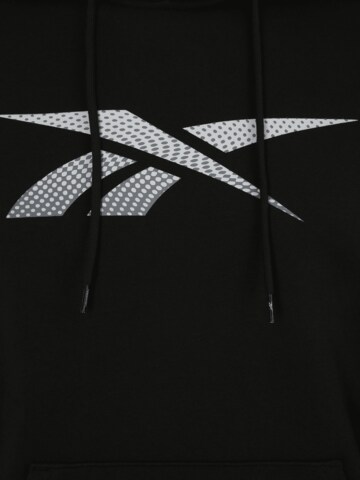Reebok Športna majica | črna barva