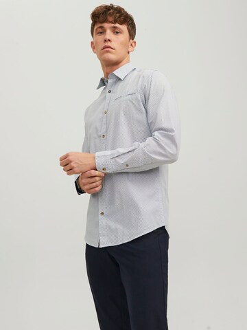 JACK & JONES Slim Fit Hemd in Weiß: Vorderseite