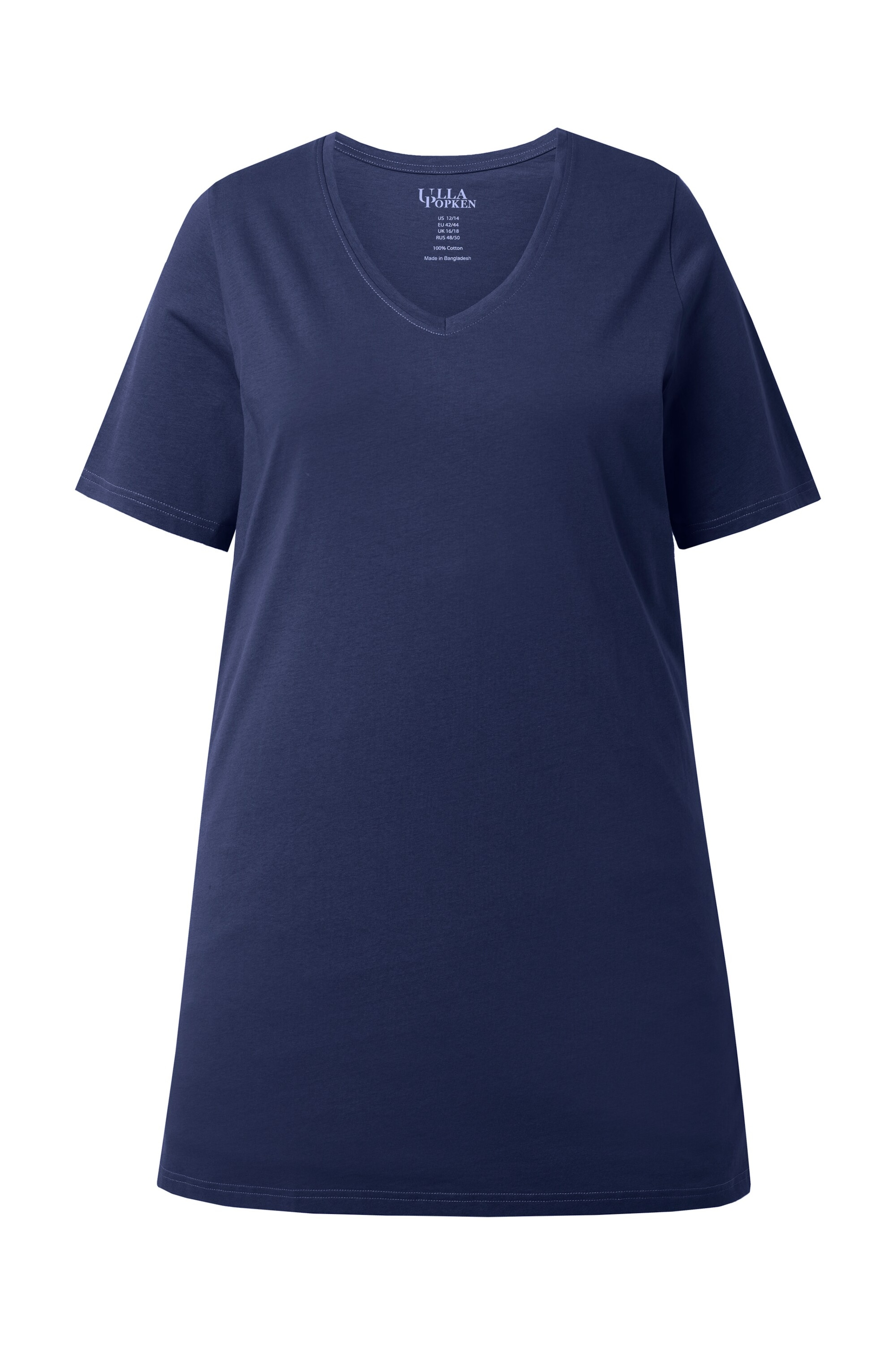 Ulla Popken Shirt in Blau: Vorderseite