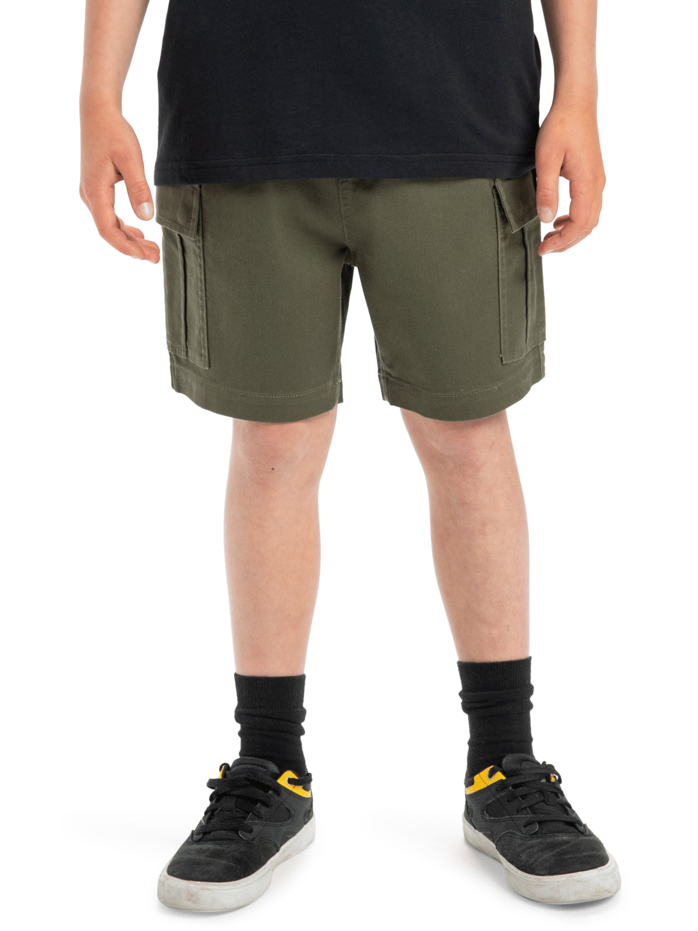 Regular Pantalon 'Taxer' QUIKSILVER en vert : devant
