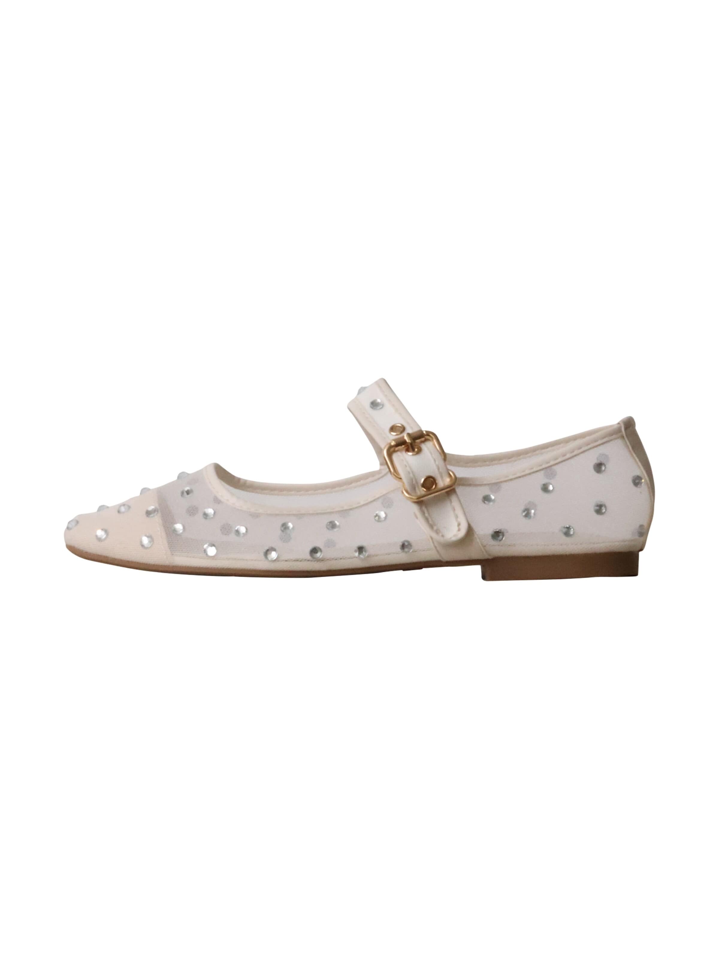 Super Mode Ballerina 'Ballerinas mit Riemchen von Alta Moda'‌‌‌ in Beige: Vorderseite