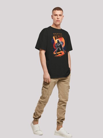 T-Shirt 'Star Wars Darth Vader Swirling Fury' F4NT4STIC en noir