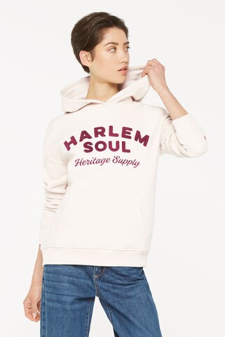 Harlem Soul Sweatshirt 'CAN-NES' in Weiß: Vorderseite