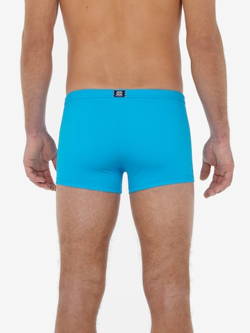 HOM Zwemshorts ' Sea Life ' in Blauw