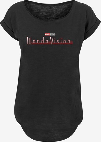 T-shirt 'Marvel WandaVision' F4NT4STIC en noir : devant
