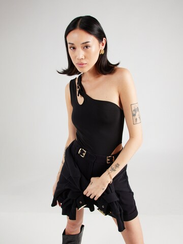 Hoermanseder - Body camiseta 'Alita' en negro: frente