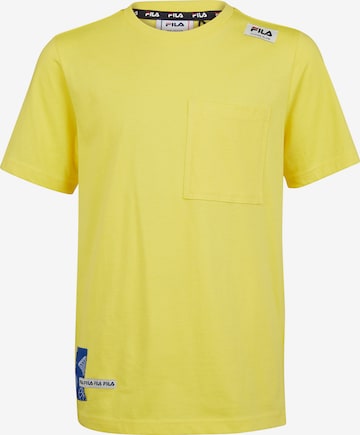 FILA Shirt 'Treffurt' in Yellow: front