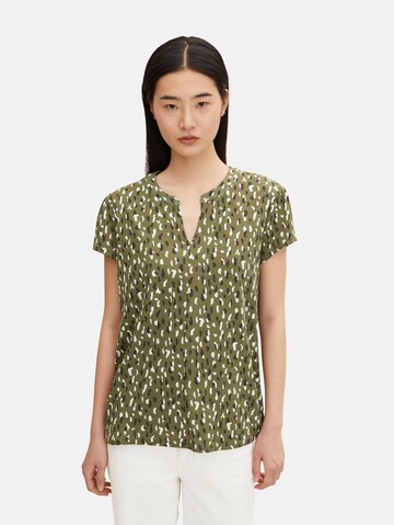 TOM TAILOR Shirt in Green: front