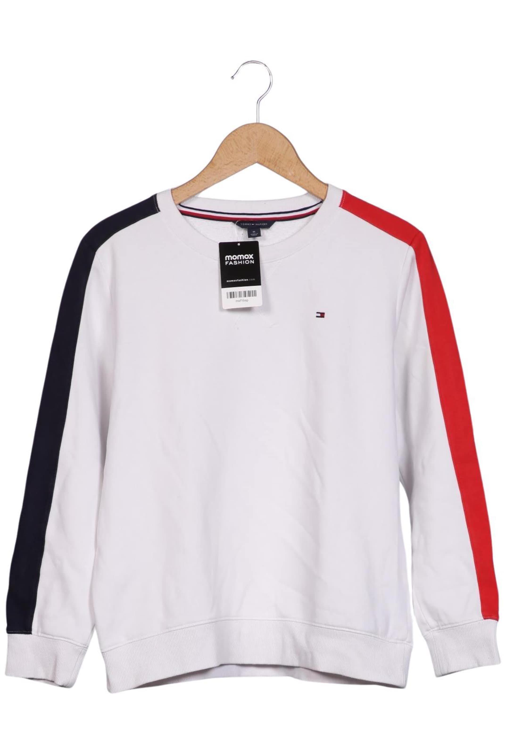 TOMMY HILFIGER Sweatshirt & Zip-Up Hoodie in M in White: front