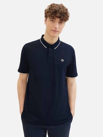 TOM TAILOR DENIM Poloshirt in Blau: predná strana