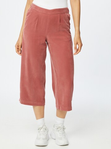 ONLY Wide leg Pleat-Front Pants in Red: front