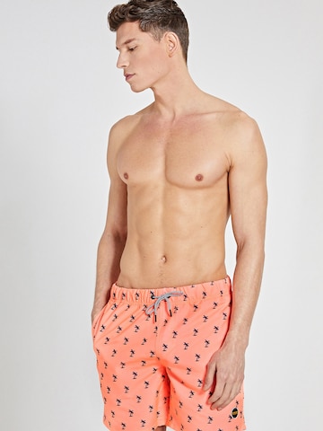 Shiwi Plavecké šortky – oranžová: přední strana