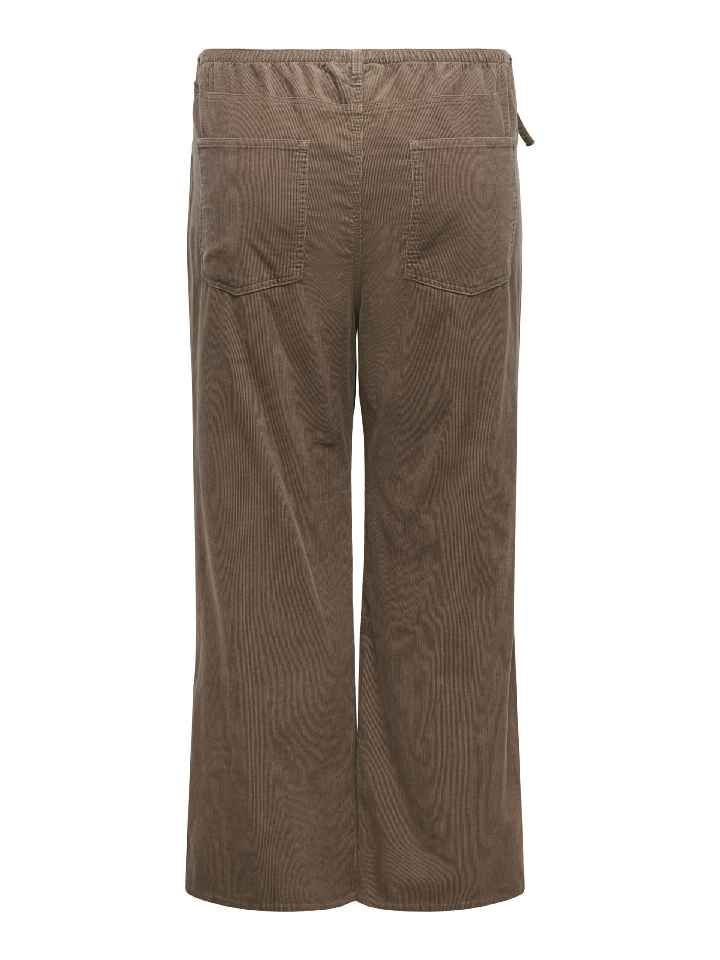 ONLY Carmakoma - regular Pantalón 'CARNessa' en marrón