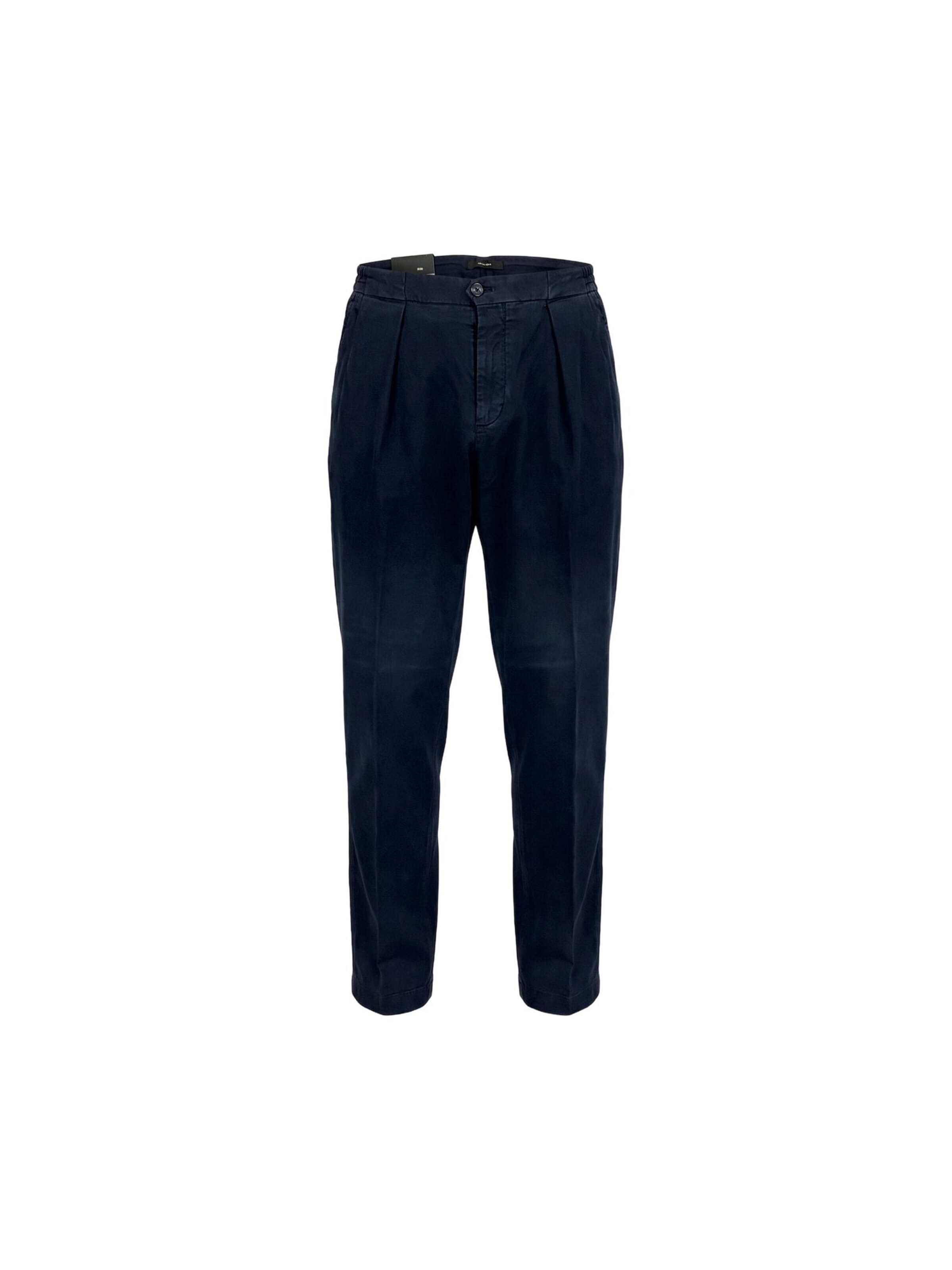 Briglia 1949 Baggy Trousers 'PORTOBELLO NAVY' in Blue: front