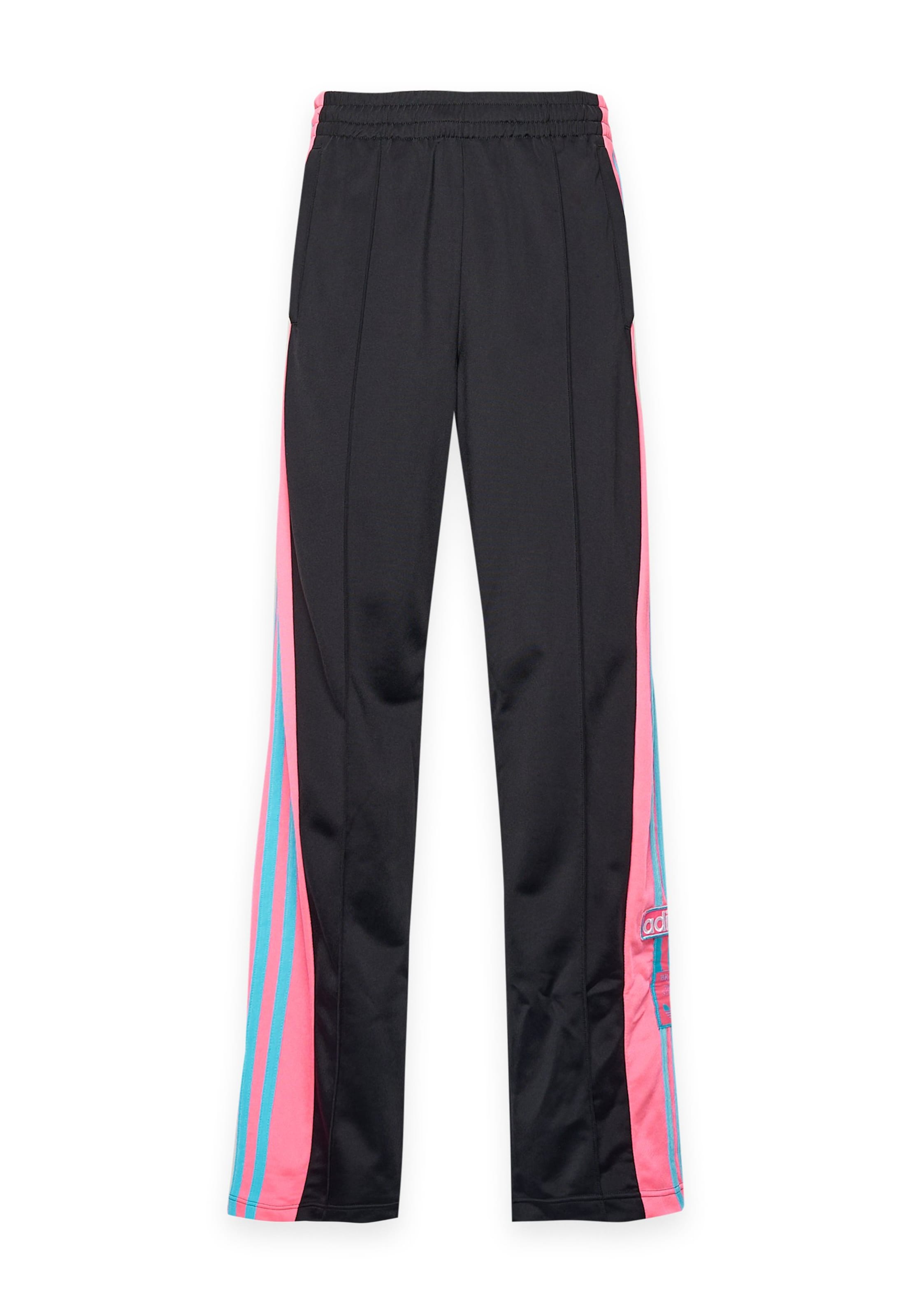 ADIDAS ORIGINALS - Loosefit Pantalón 'ADIBREAK' en negro: frente