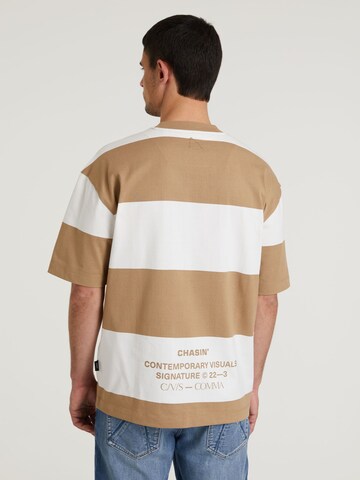 CHASIN' T-shirt 'Biggie' in Braun