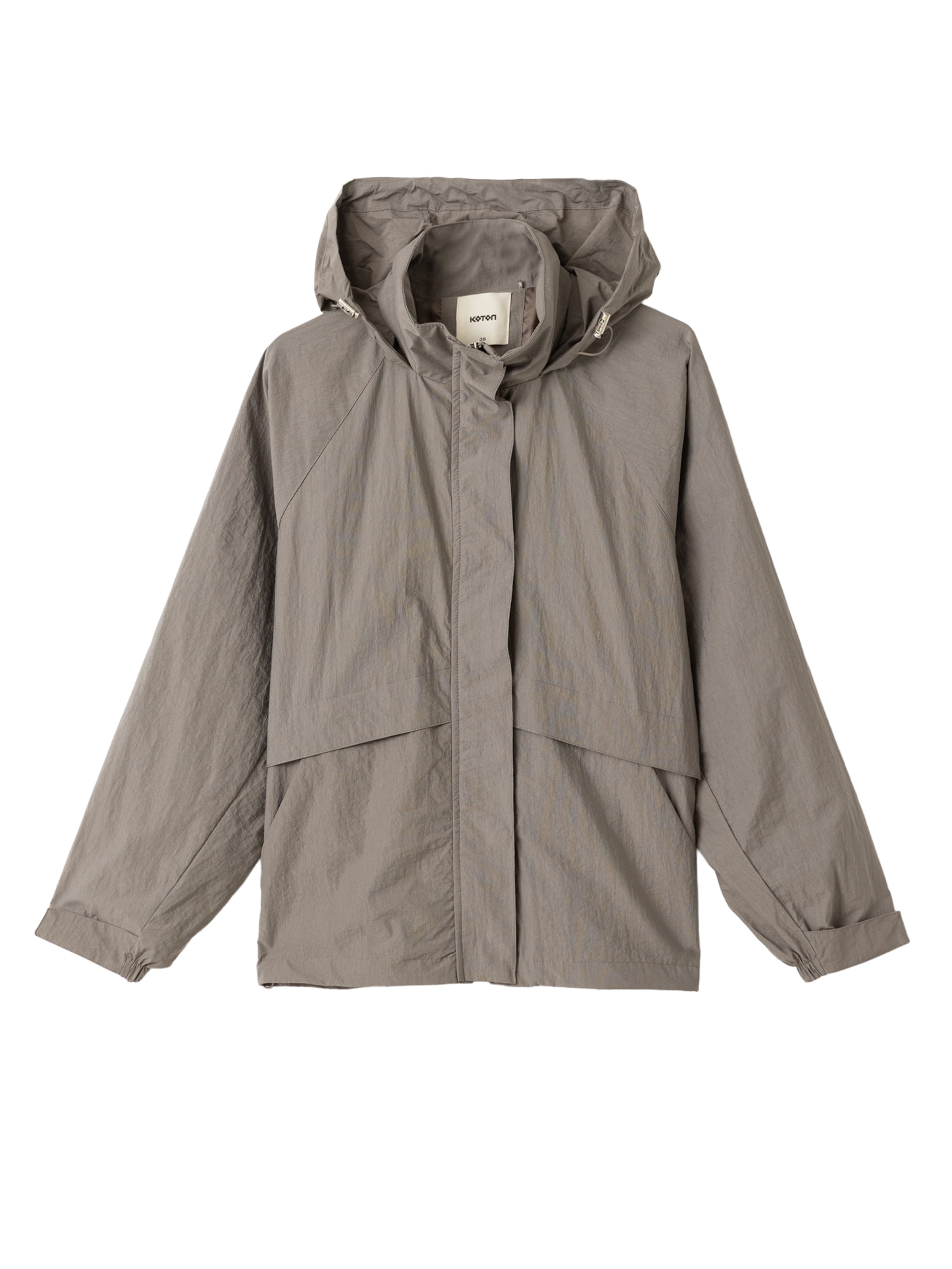 Koton Regenjacke in XS in basaltgrau, Produktansicht