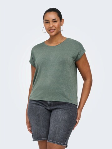 ONLY Carmakoma - Camiseta en verde: frente