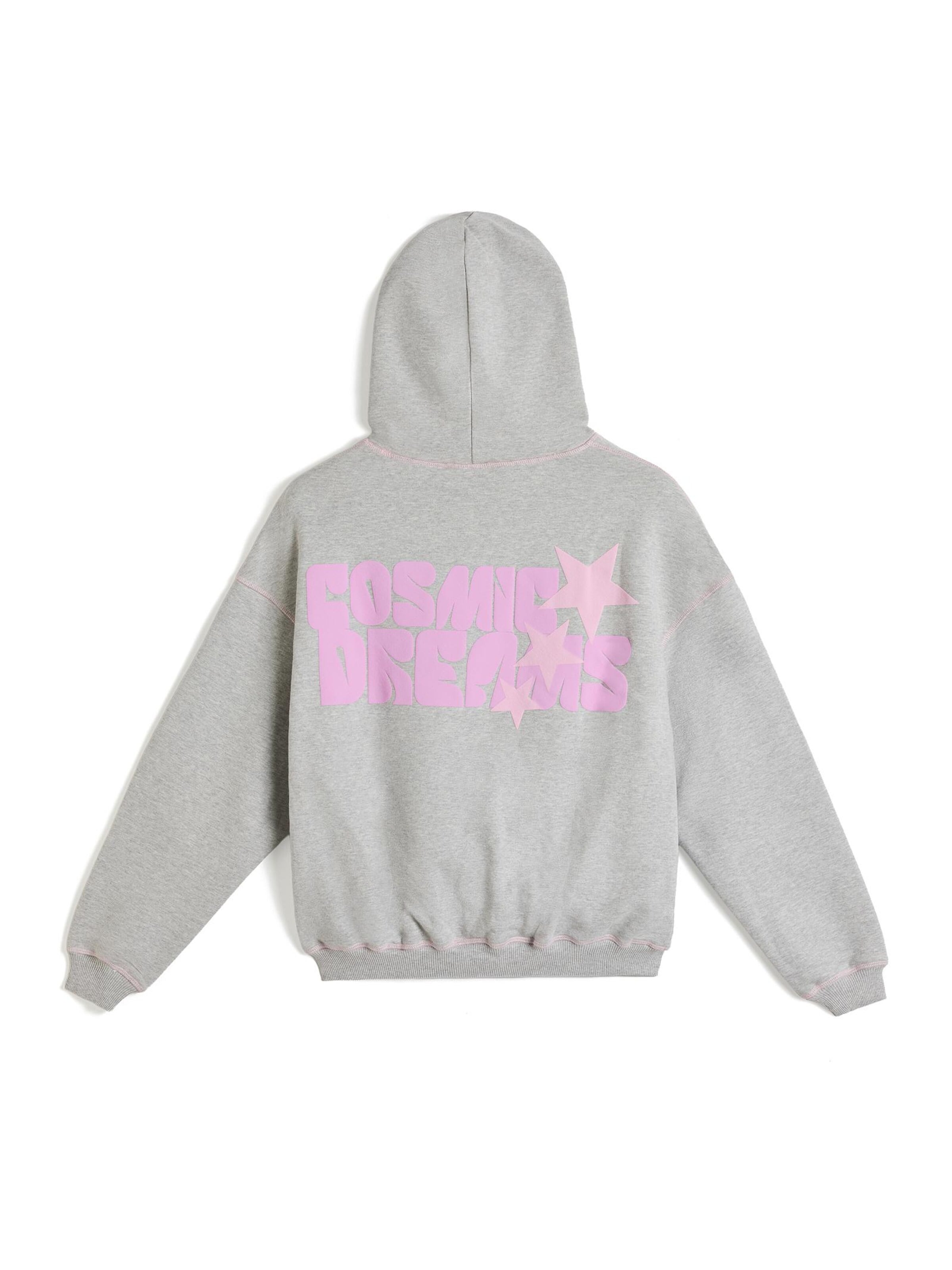 Sl Jeschow Sweatshirt 'SL JESCHOW Oversized 3D Print Hoodie' in Grijs