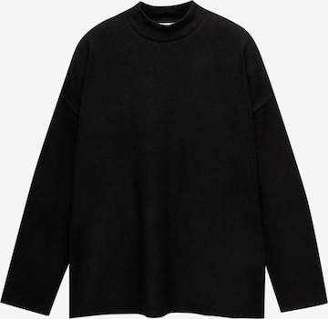 Pull-over Pull&Bear en noir : devant
