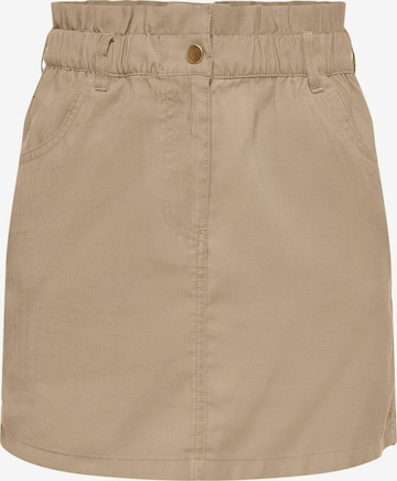 ONLY Skirt 'OVA-ARIS' in Beige: front