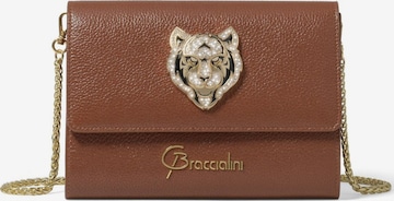 Braccialini - Bolso de noche 'Lady Tigre' en marrón: frente