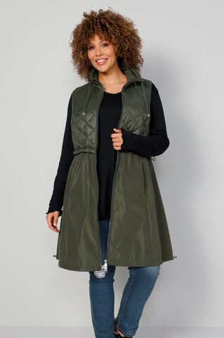 MIAMODA Vest in Green: front