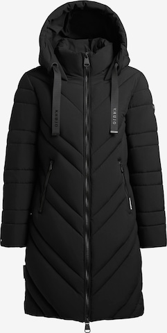 khujo Mantel 'Taby' in Schwarz: Vorderseite