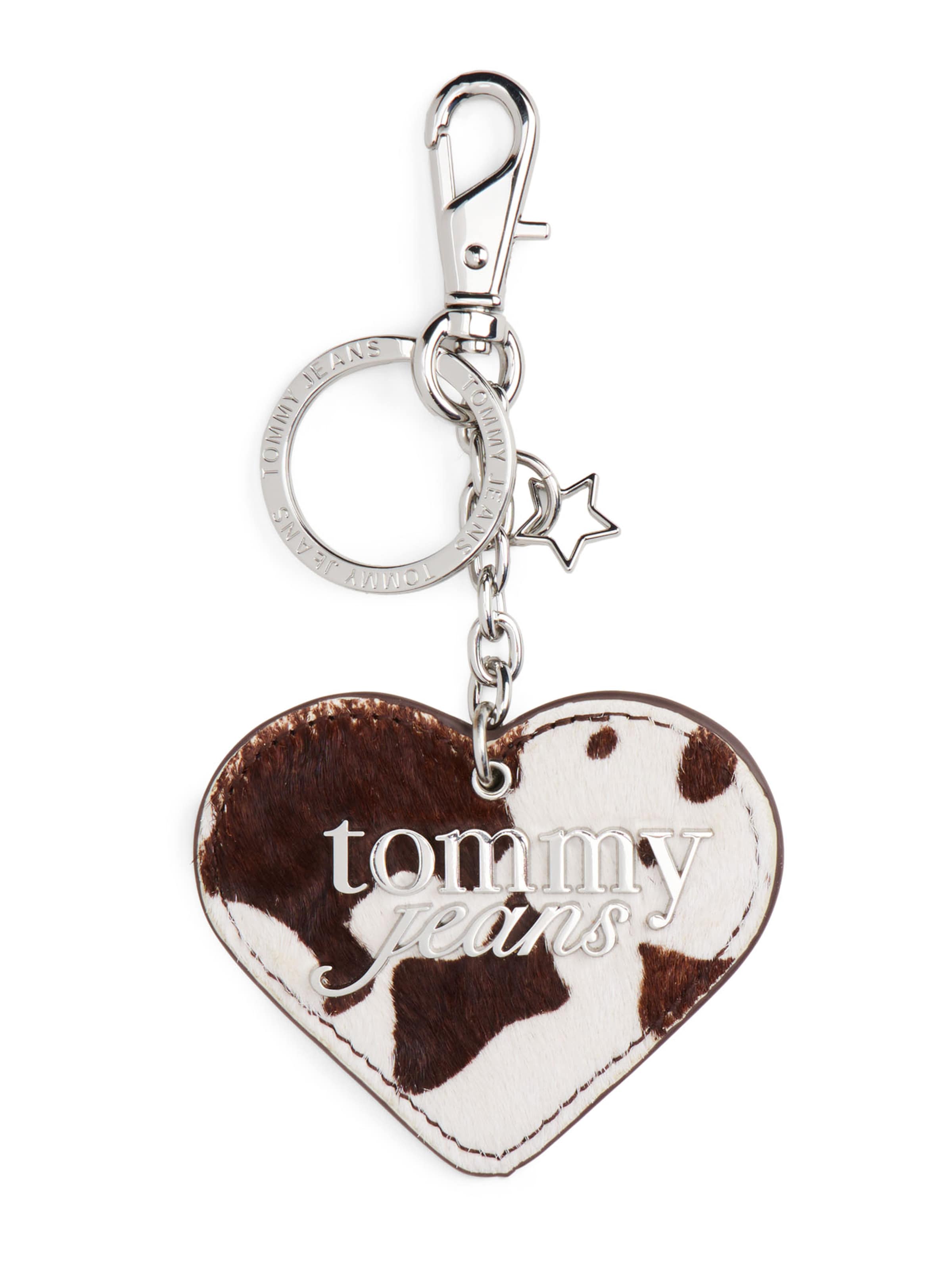 Portachiavi di Tommy Jeans in bianco: frontale