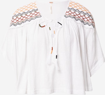 Free People Blouse in White: front