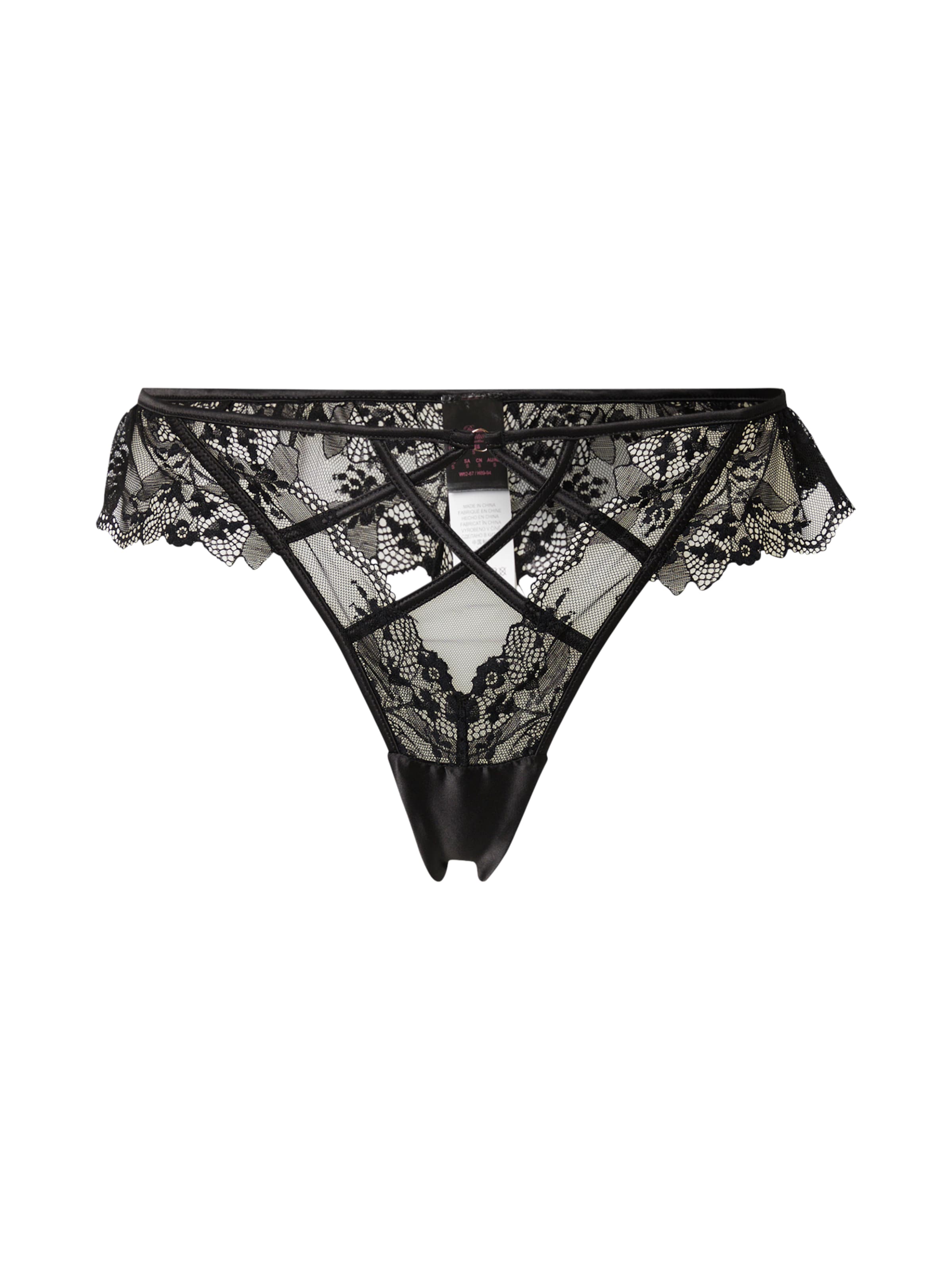 Hunkemöller String 'Amari' in Zwart: voorkant