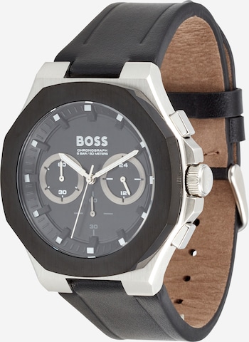 BOSS Black Analoog horloge 'TAPER' in Zwart: voorkant