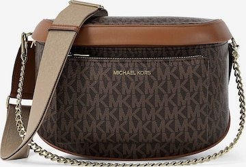 Michael Kors - Bolso de mano 'Slater Medium Chain Sling Pack' en marrón: frente
