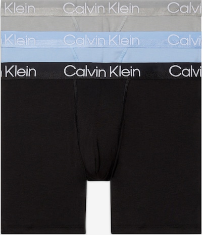 Calvin Klein Underwear Boxershorts in hellblau / stone / schwarz / weiß, Produktansicht