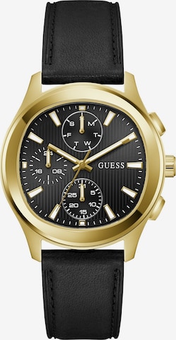 Montre à affichage analogique GUESS en noir : devant