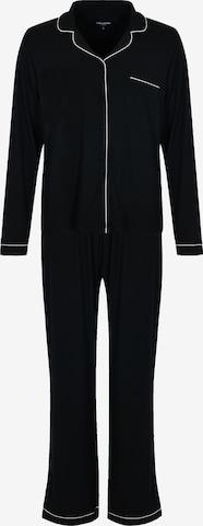 Loungeable Pajama in Black: front