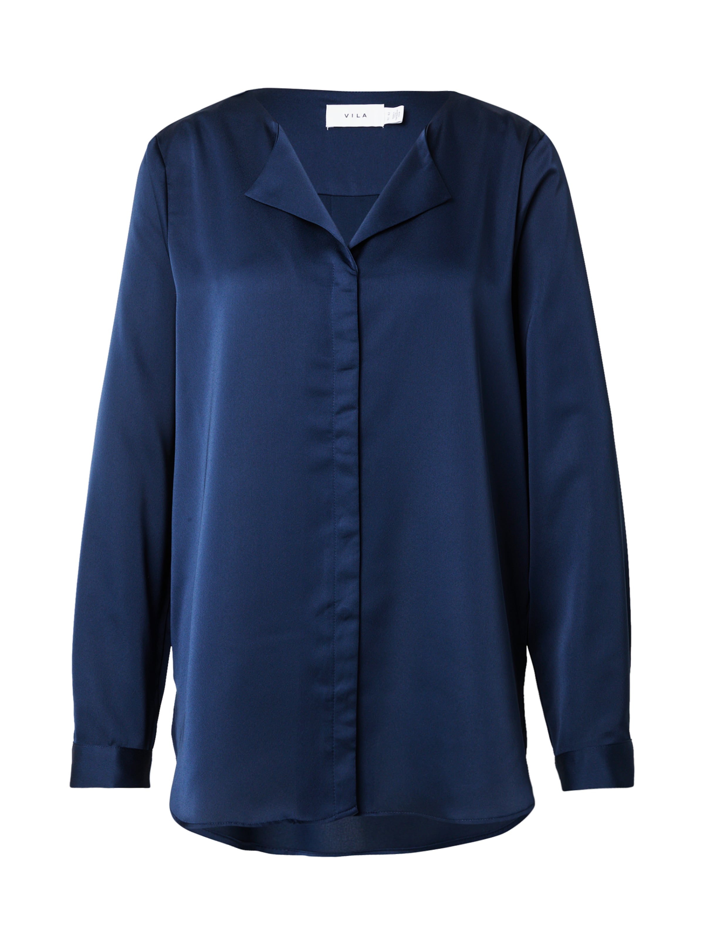 VILA Bluza 'VIELLETTE' | modra barva: sprednja stran