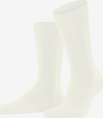 FALKE Socken 'Lhasa Rib' in Weiß: Vorderseite