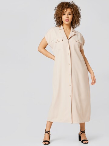 Guido Maria Kretschmer Curvy Kleid 'Phyllis' in Beige: predná strana