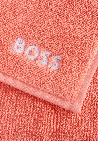BOSS Washcloth 'PLAIN' in Red