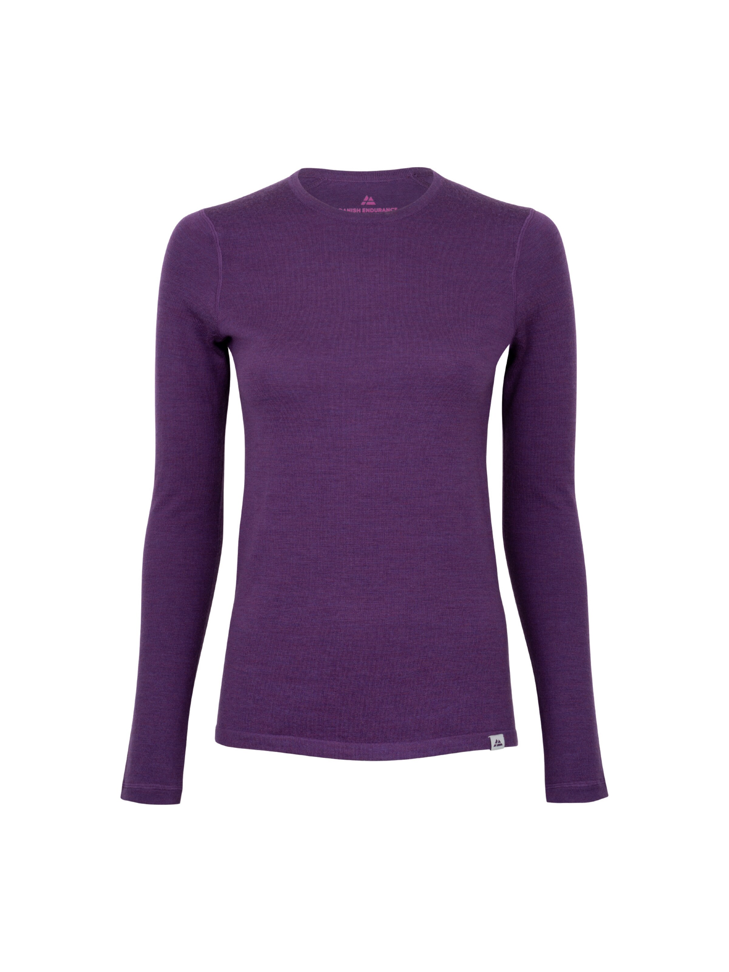 DANISH ENDURANCE Base layer 'Merino' in Purple: front