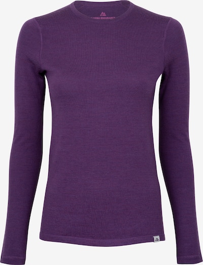 DANISH ENDURANCE Funktionsshirt 'Women's Merino Long Sleeved Shirt' in lila, Produktansicht