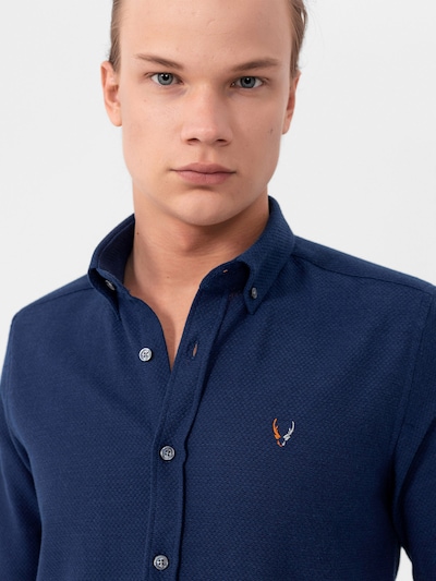 By Diess Collection Button Up Shirt in Navy, Item view